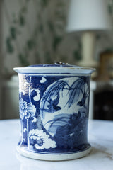 Lidded Jar, Ducks and Lotus