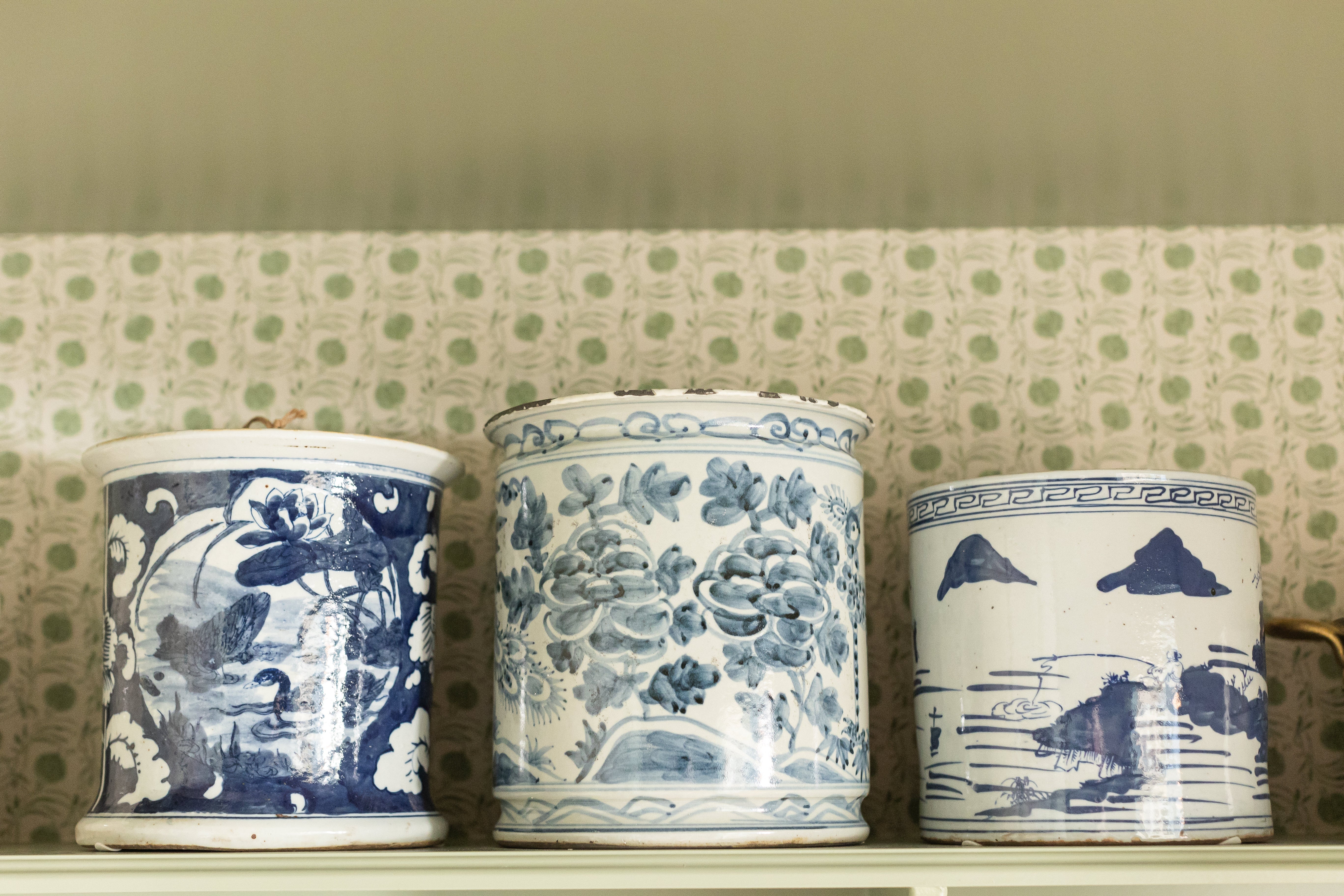 Lidded Jar, Ducks and Lotus