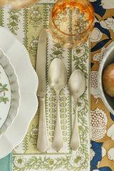 Dolce Vita Peltro Champagne 5-Piece Flatware + Serving Pieces (Mepra)