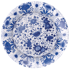 Delft Blue Paper Dinner Plates