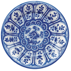 Indigo Garden Paper Plates, Salad/Dessert