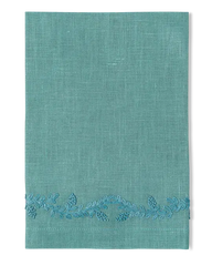 Embroidered Napkin, Marine