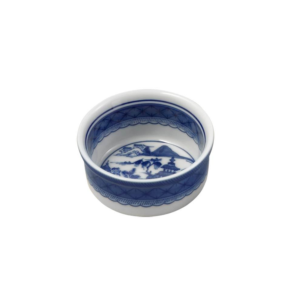 Blue Canton Serveware