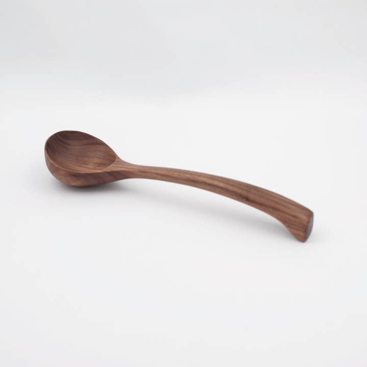 12'' Walnut Wooden Ladle