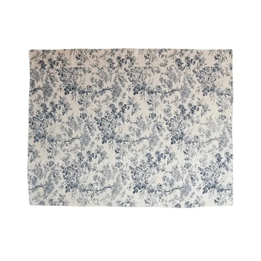 Cotton Chambray Toile Throw