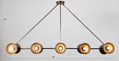 10-Light Linear Chandelier