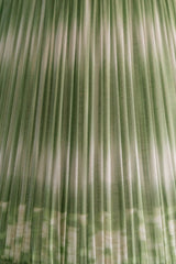Green Ikat Shirred Lampshade
