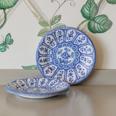 Indigo Garden Paper Plates, Salad/Dessert