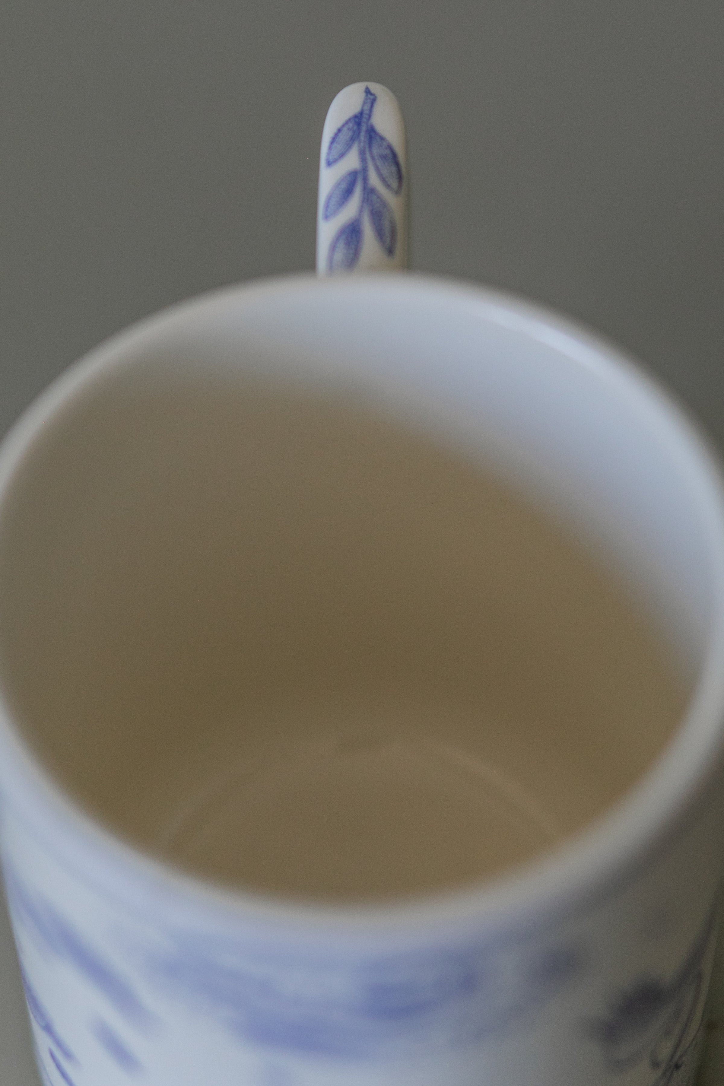 Oiseau Blue and White