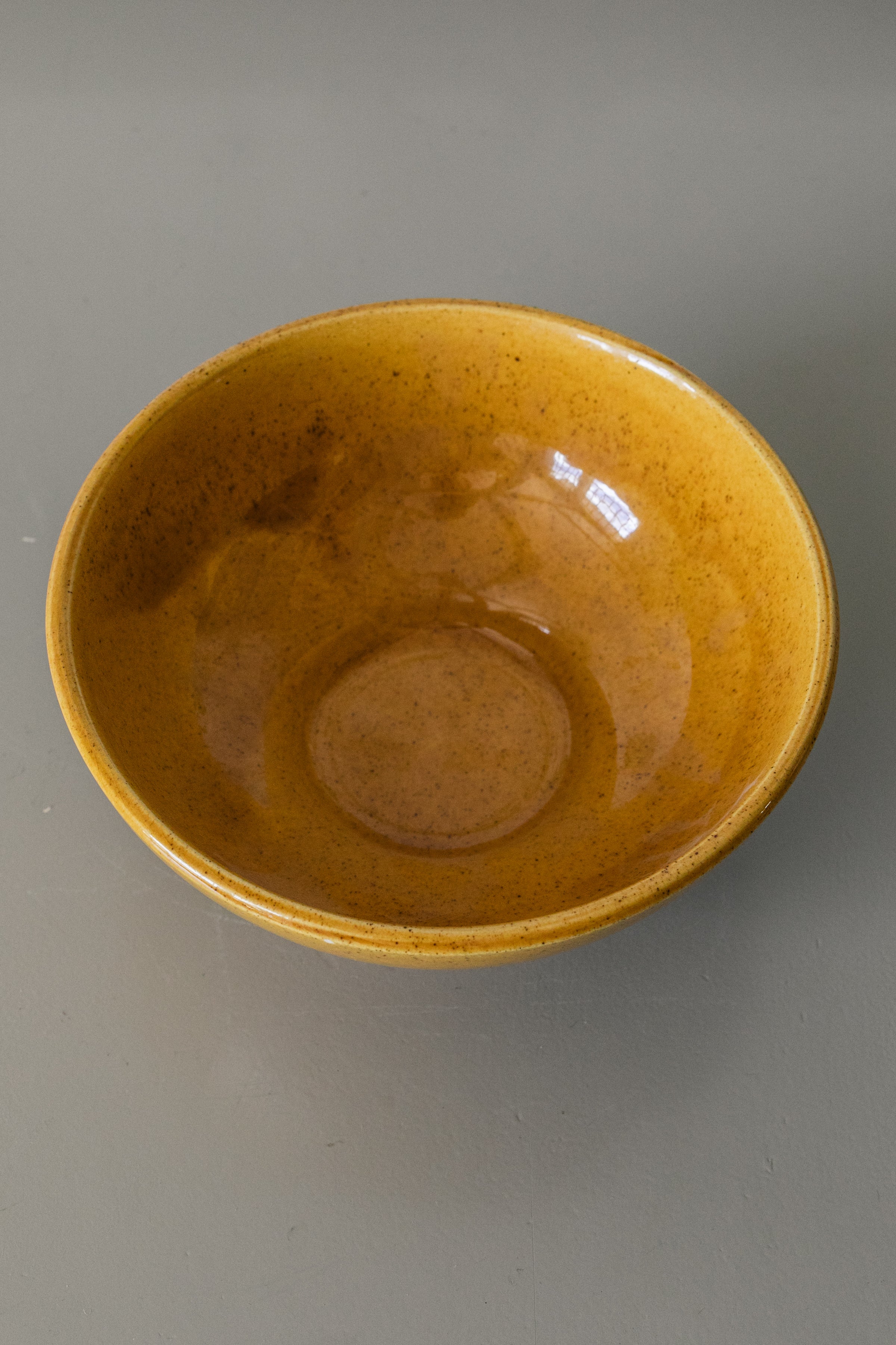 Haeger Yellow Footed Pottery Bowl