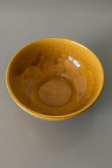 Haeger Yellow Footed Pottery Bowl