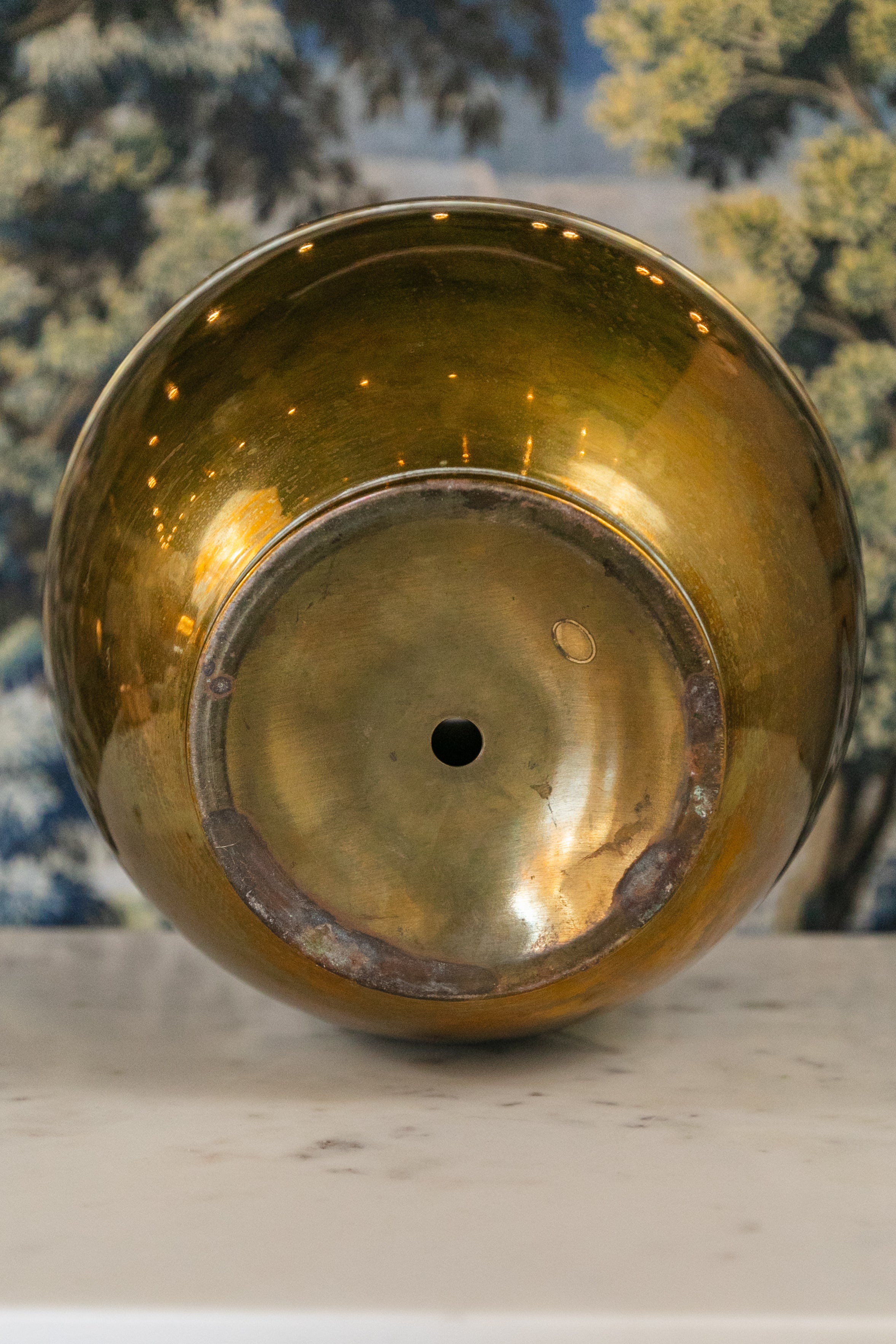 Large Brass Vase