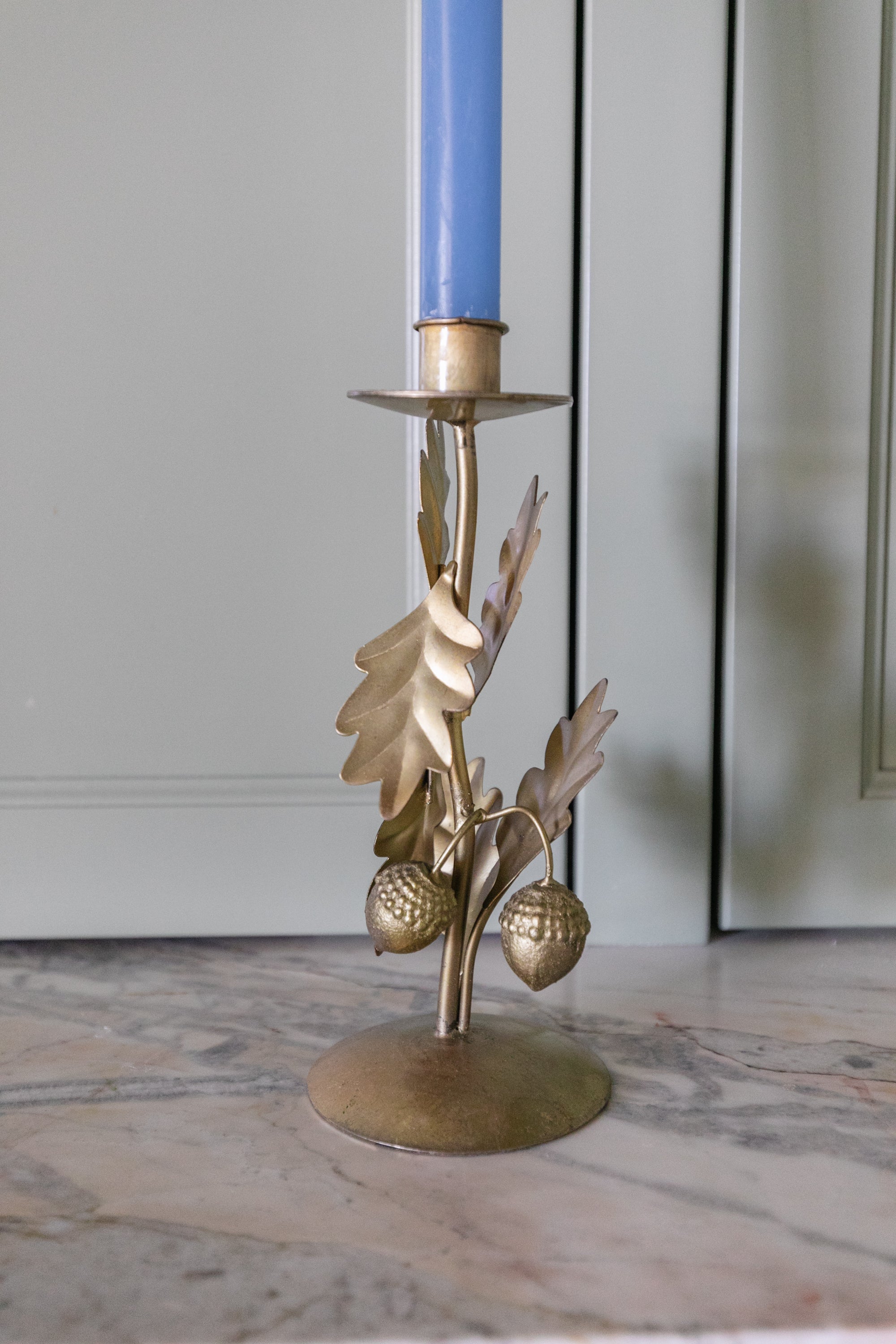 Leaf & Acorn Taper Holder