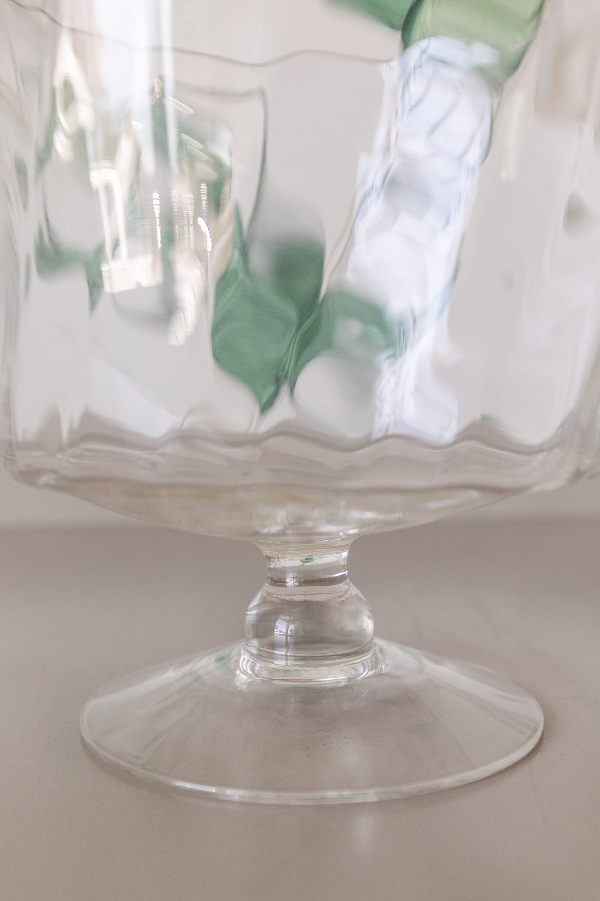Glass Footed Bowl