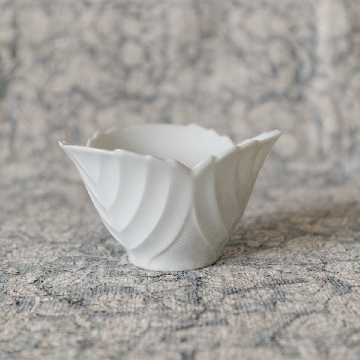 Mini White Leaf Bowl