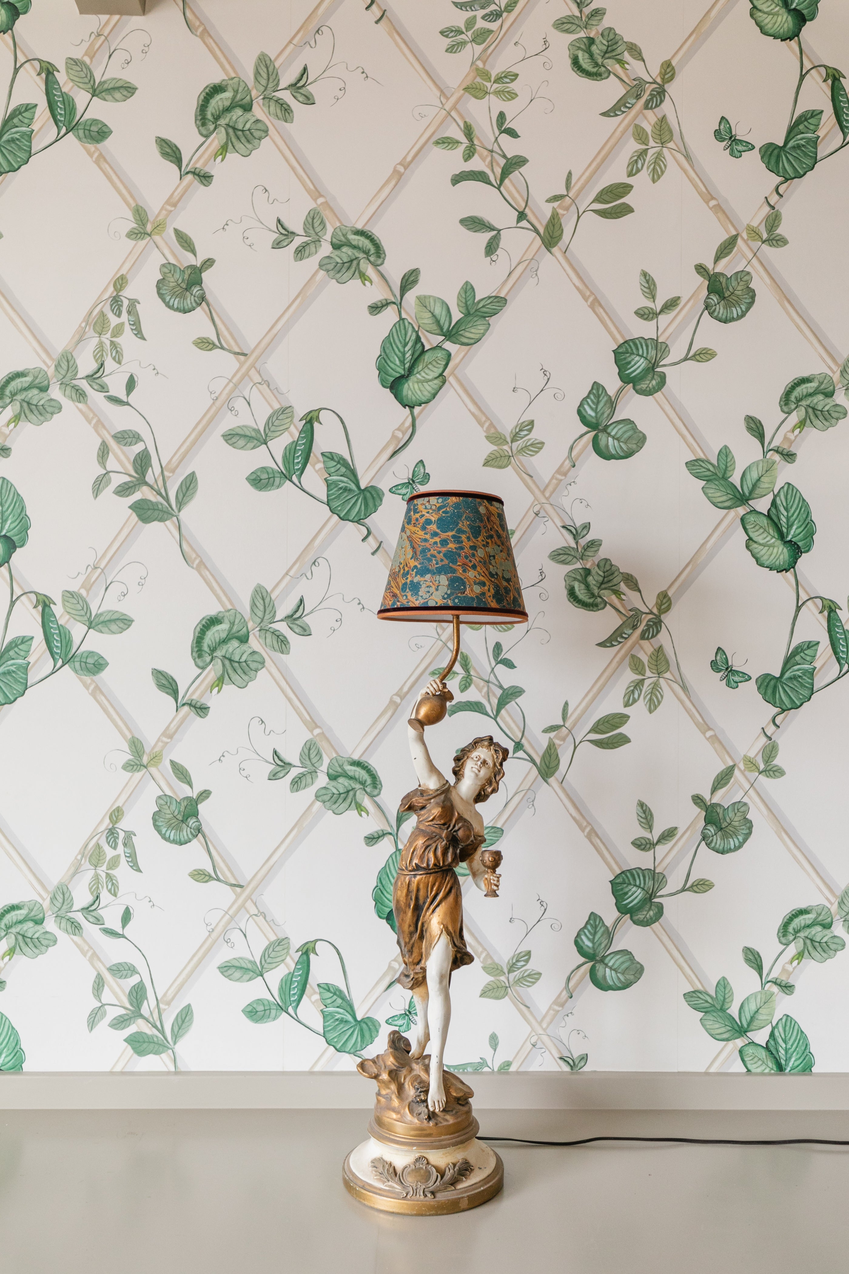Greek Figure with Marble Shade