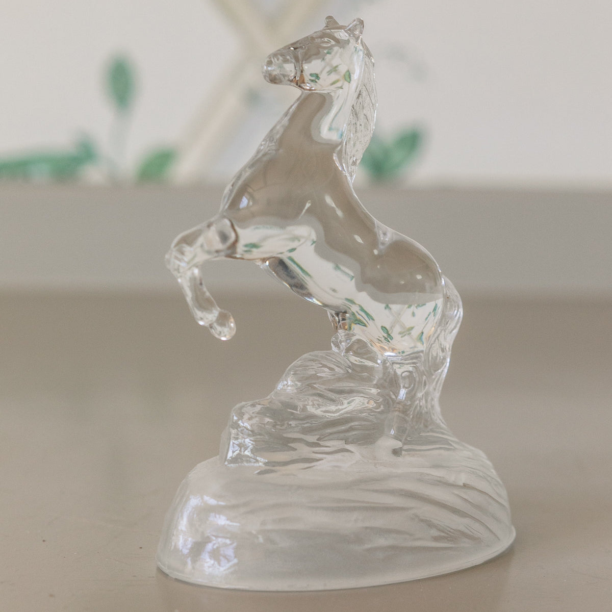Glass Horse Sculpture