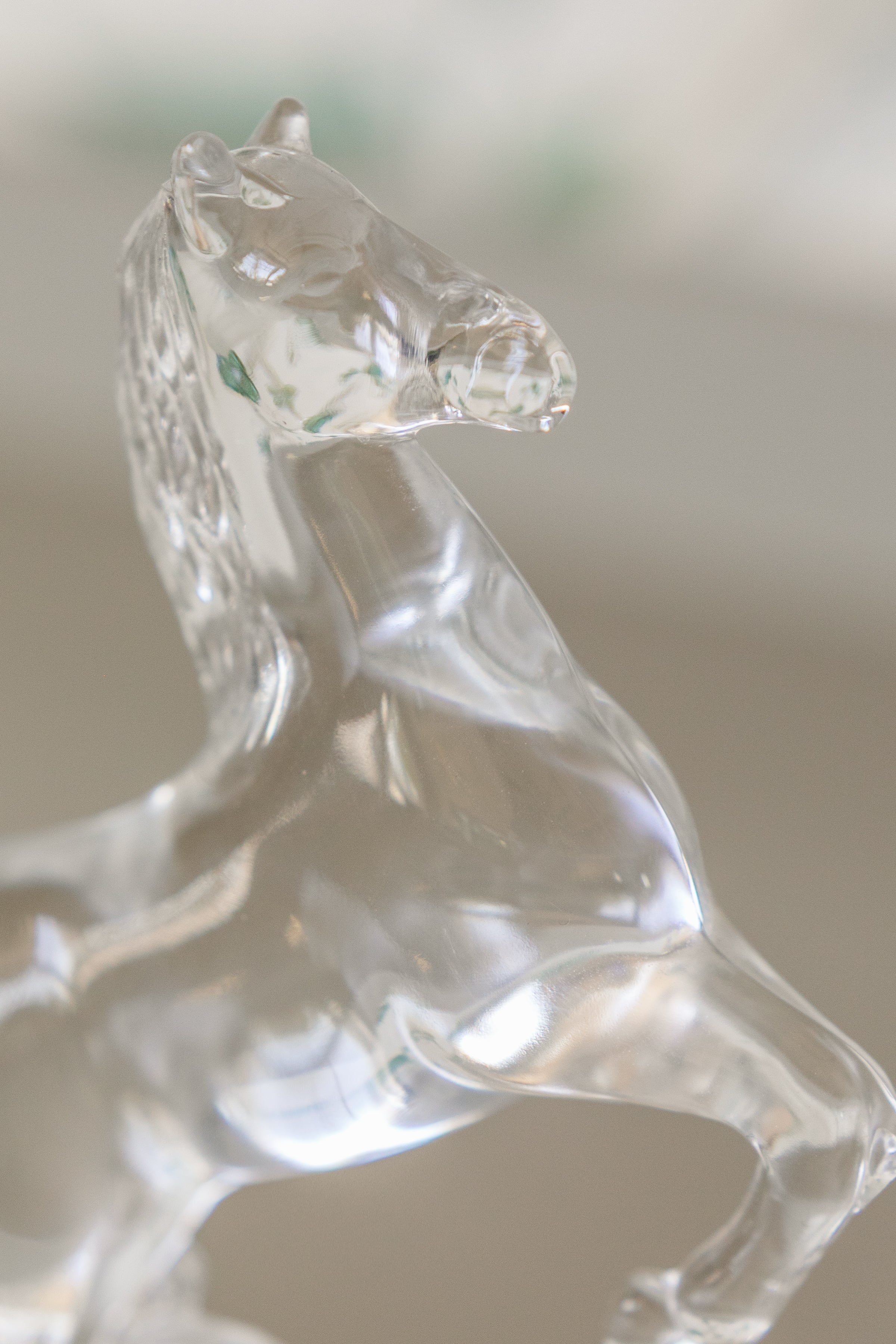 Glass Horse Sculpture