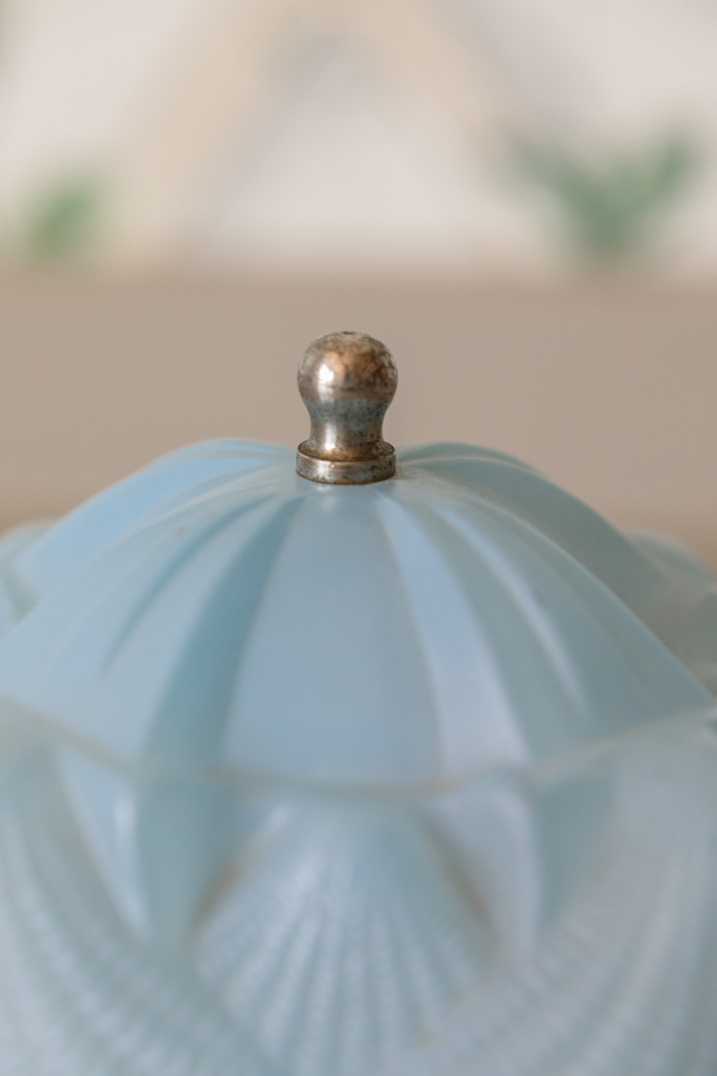 Blue Glass Lampshade