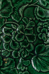 Majolica Geranium Plate