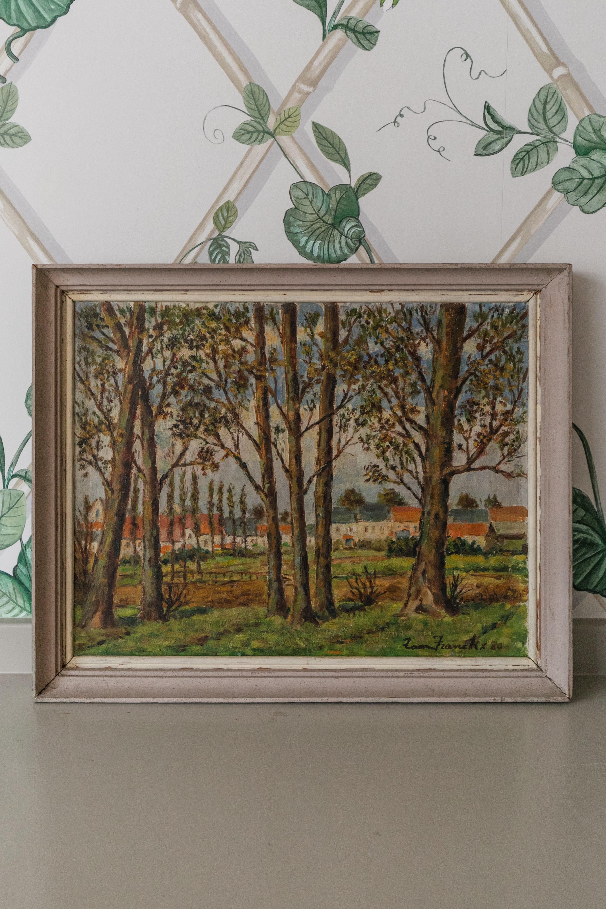 French Oil Landscape Painting