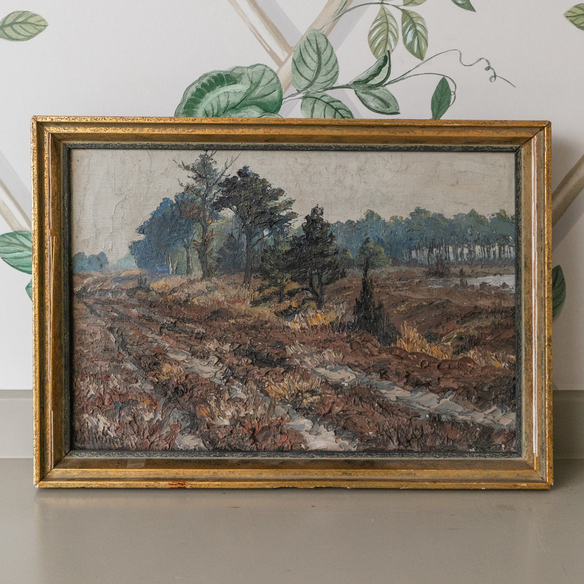 Muddy Path Framed Landscape