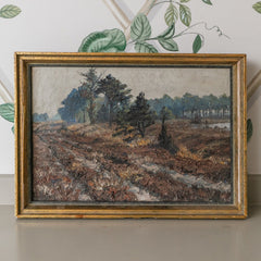 Muddy Path Framed Landscape