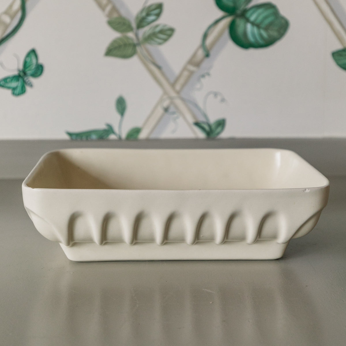 Haegar Cream Rectangle Vessel