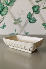 Haegar Cream Rectangle Vessel
