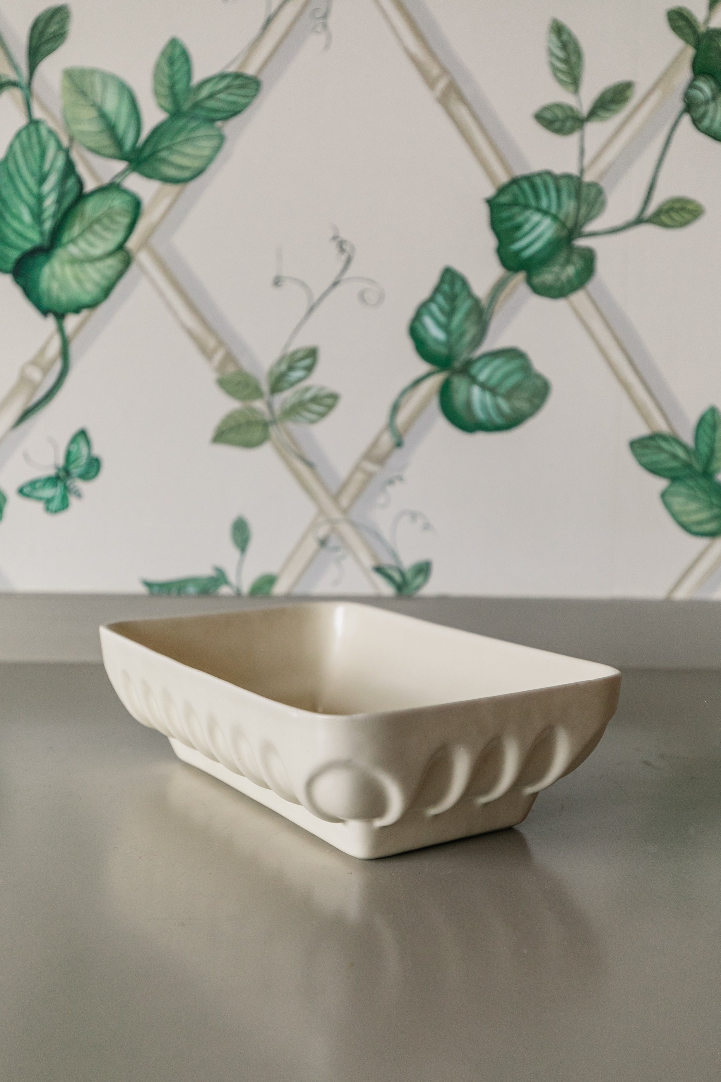 Haegar Cream Rectangle Vessel