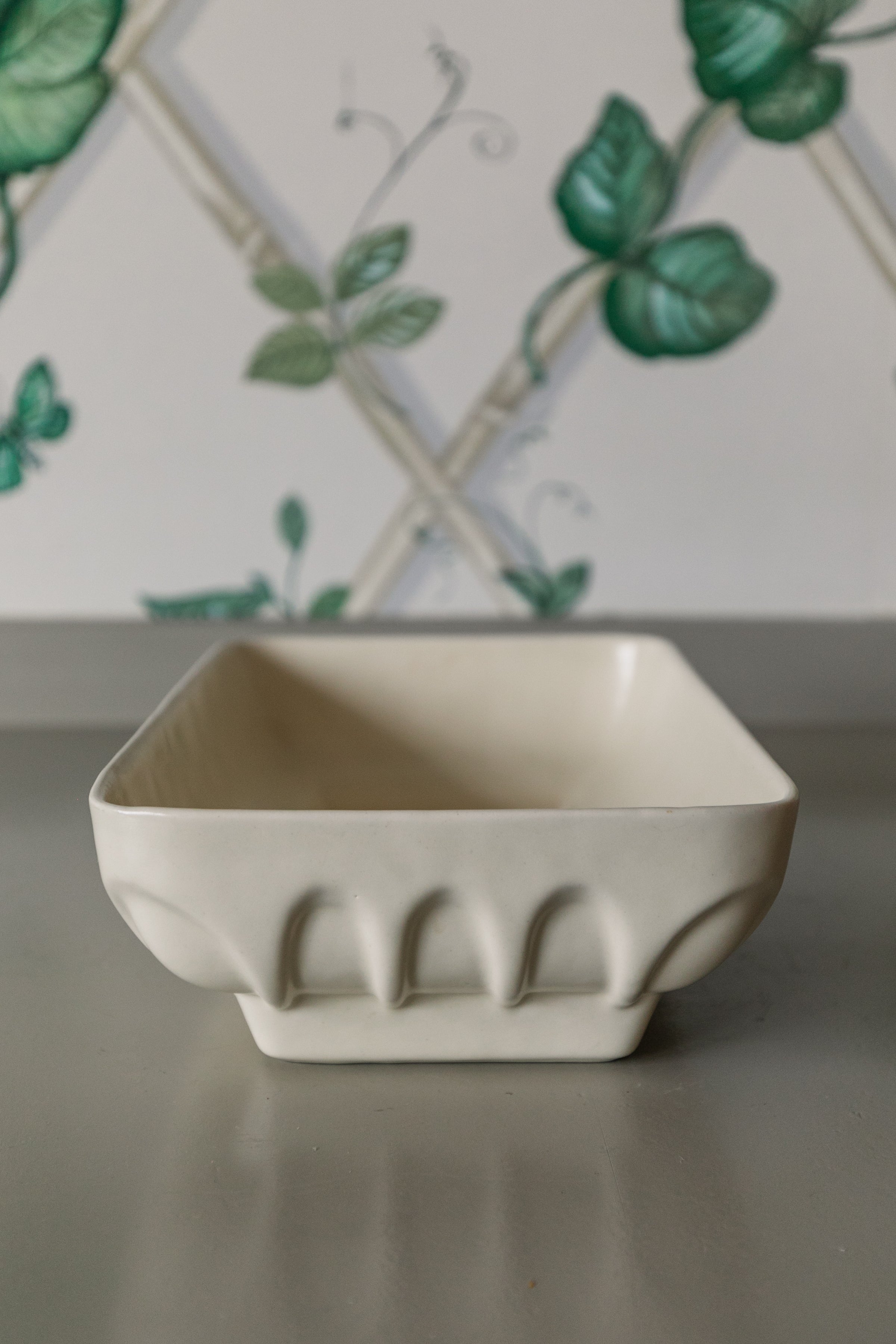 Haegar Cream Rectangle Vessel