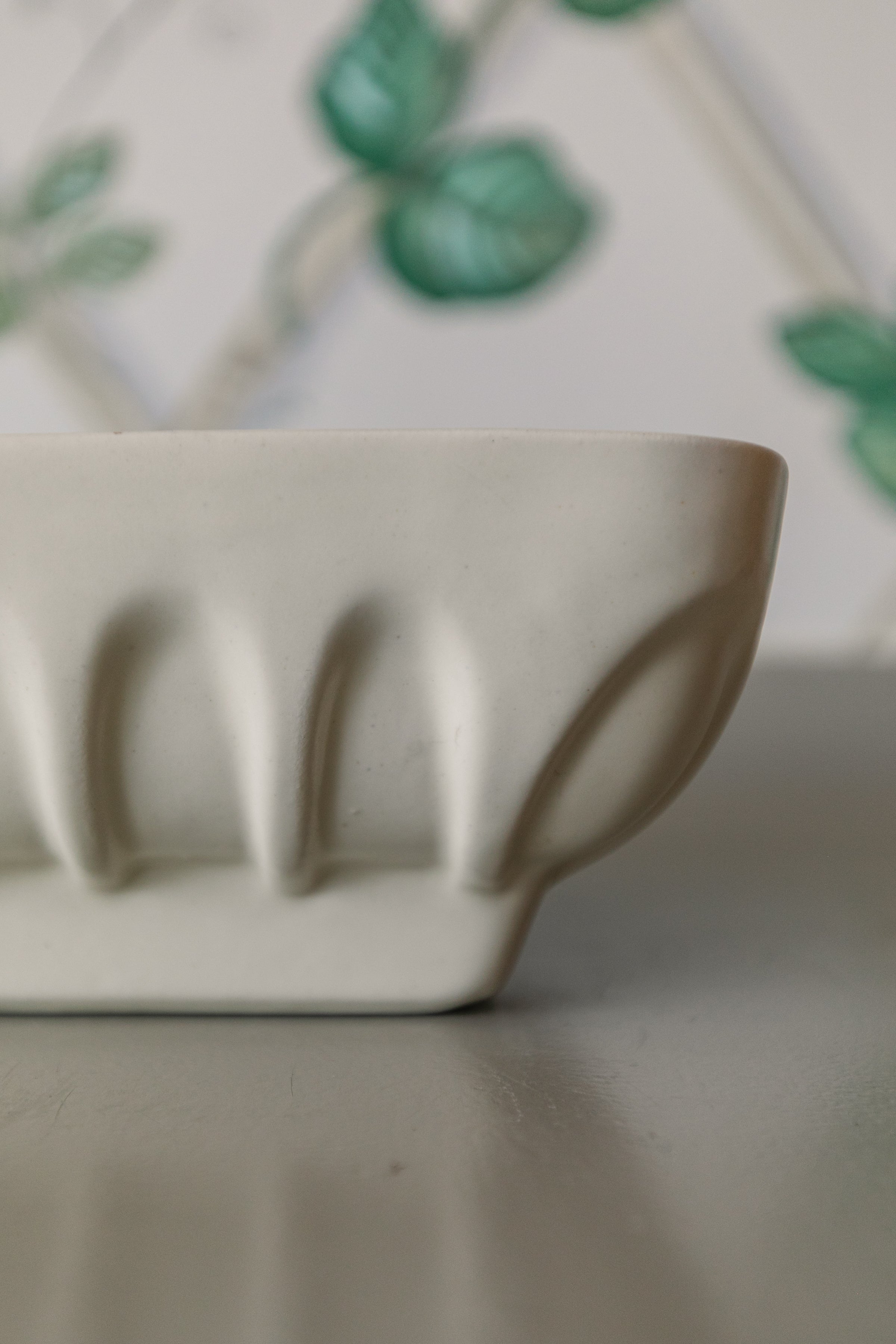 Haegar Cream Rectangle Vessel