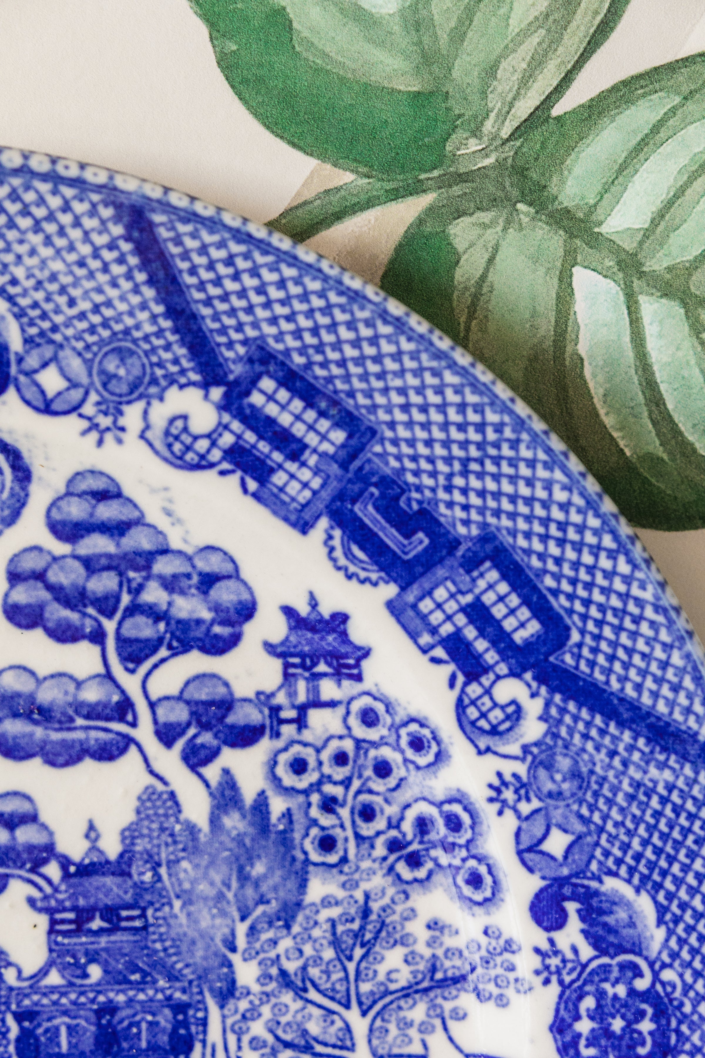 Blue Willow Plate Medium