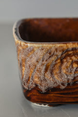 Brush McCoy Faux Bois Rectangle Pot