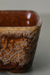 Brush McCoy Faux Bois Rectangle Pot