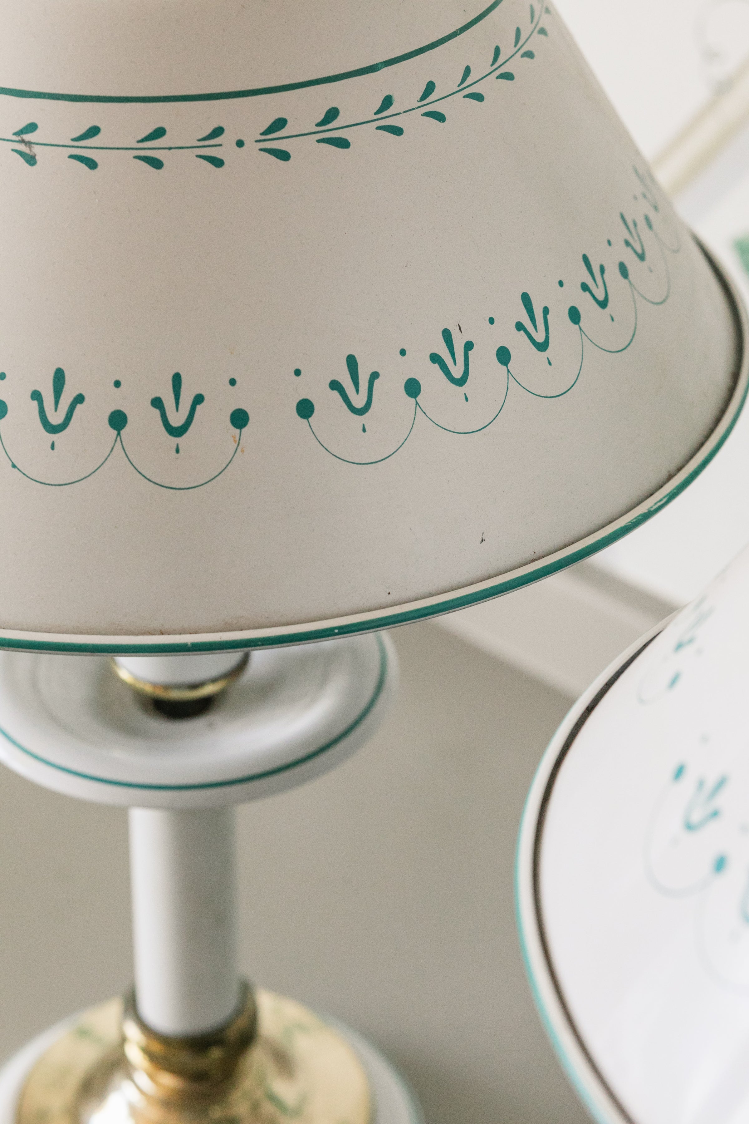 Metal Mid-Century Folk Lamps
