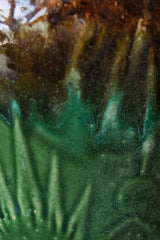 Majolica Glazed Pot Medium