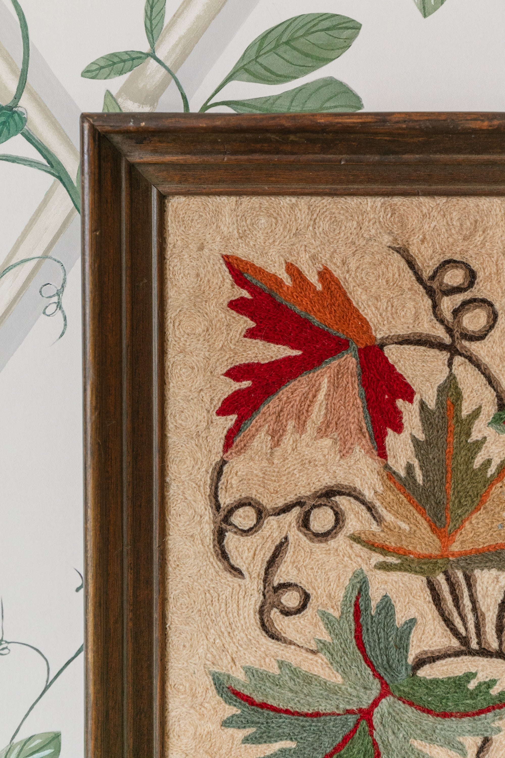 Floral Crochet Framed Art