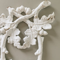 Oak Leaf Cast Iron Wall Ornament