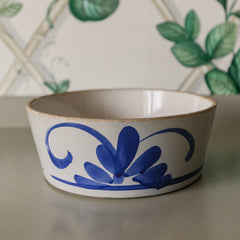 Blue and White Salt Glazed Bowl