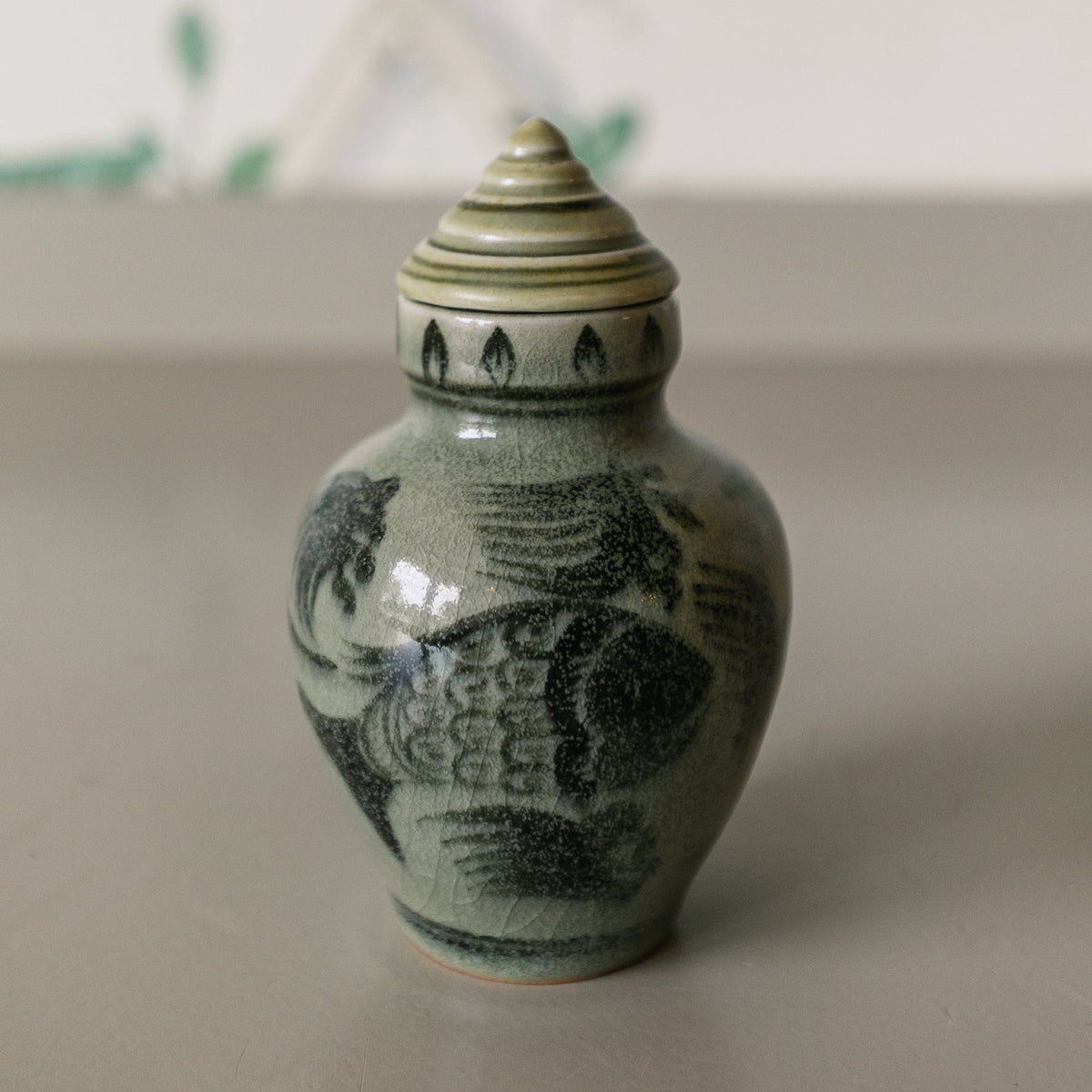 Mini Japanese Pottery Vase