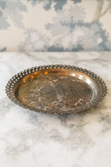 Brass Scalloped Dish
