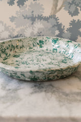 Green Marbleized Prep Plate