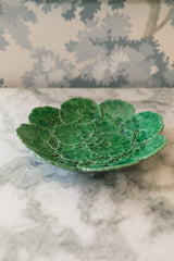 Green Majolica Dish