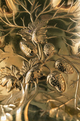 Brass Strawberry Leaf Dish