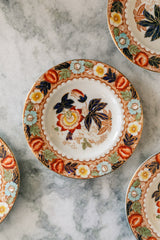 English Floral Plate