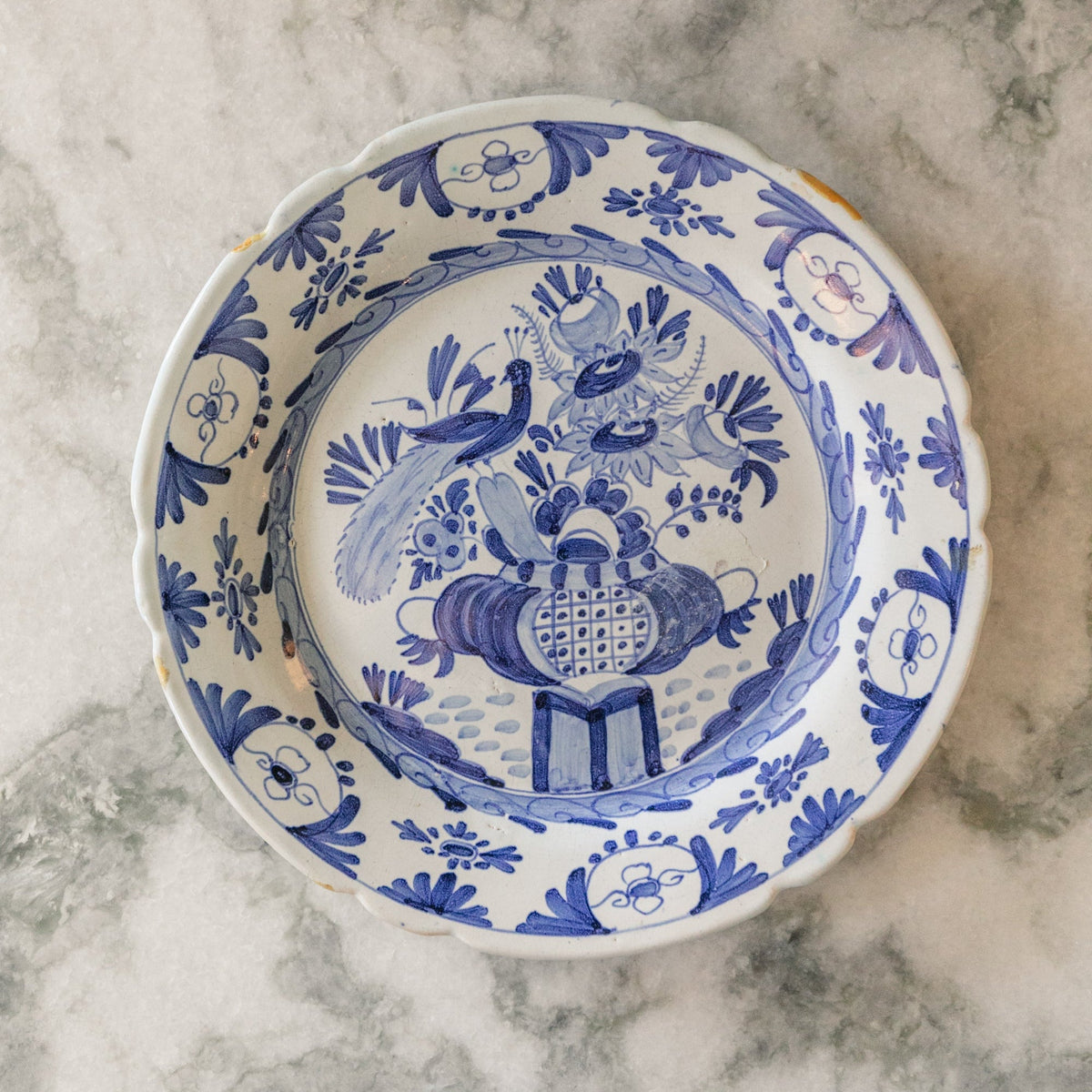 Blue and White Delft Plate
