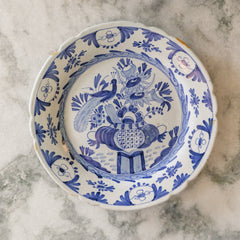 Blue and White Delft Plate