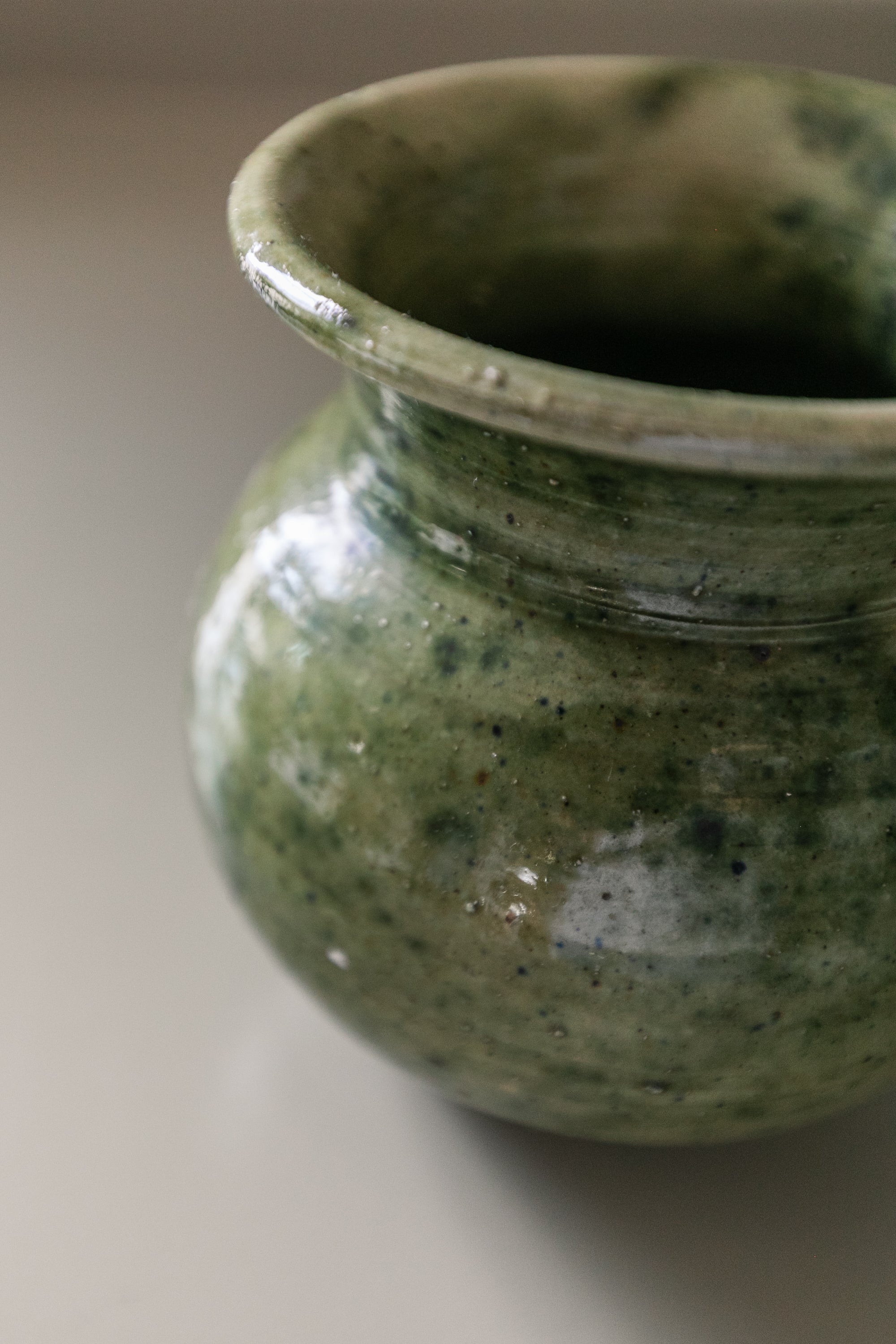 Green Ceramic Vase