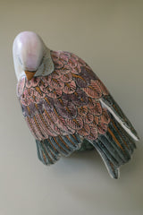 Painted Bird Sculpture